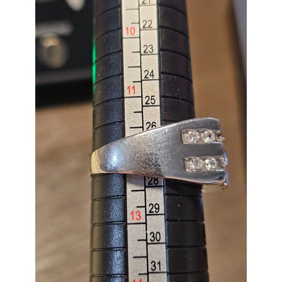 925 Sterling Silver Quartz Gem Ring Size 12 - 9.83g - Picture 2 of 5